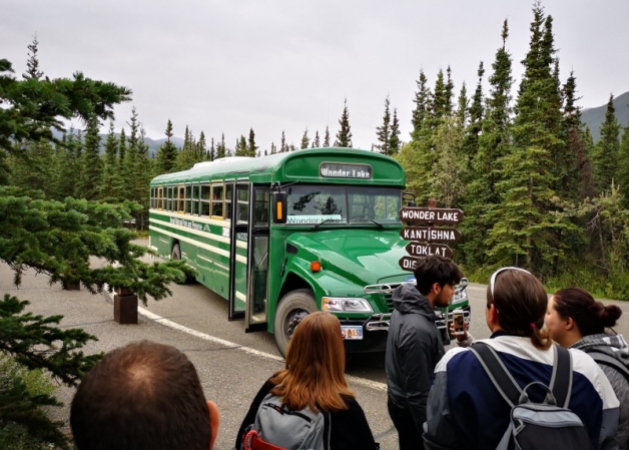 Wonder Lake Green bus